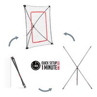 2-IN-1 JUNIOR BASEBALL TRAINING NET | SMART PLAYZ set up image, BASEBALL Equipment, NET PLAYZ, NetPlayz, Sports Equipment Supplier, Sports Training Equipment Supplier, sports equipment manufacturers, United States Of America, USA, Canada, Europe, Africa, baseball training equipment, baseball training stuff, batting practice equipment, baseball batting practice equipment, batting practice devices, hitting practice equipment, baseball training aids, baseball practice equipment, baseball training tools