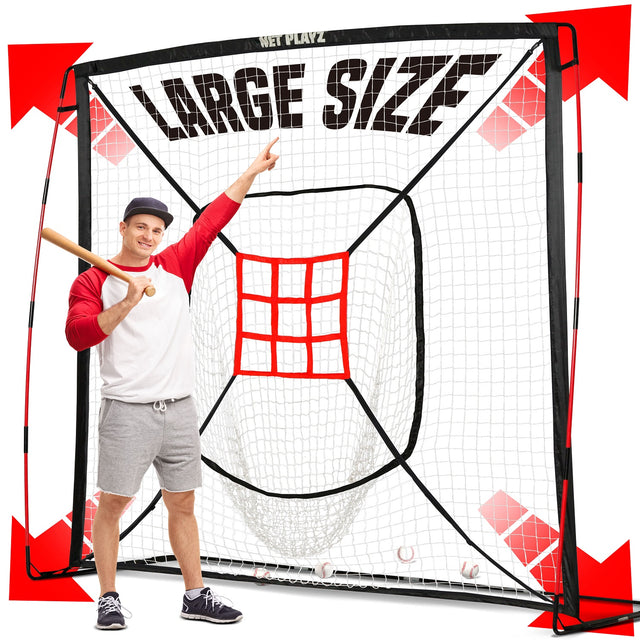 7FT HITTING NET | EASY PLAYZ MIDI lifestyle image, NET PLAYZ, NetPlayz, Sports Equipment Supplier, Sports Training Equipment Supplier, sports equipment manufacturers, United States Of America, USA, Canada, Europe, Africa, baseball training equipment, baseball training stuff, batting practice equipment, baseball batting practice equipment, batting practice devices, hitting practice equipment, baseball training aids, baseball practice equipment, baseball training tools, baseball coaching supplies