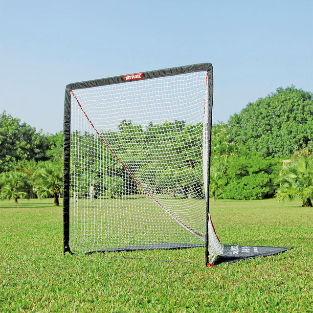 6FT LACROSSE GOAL |  EASY PLAYZ MIDI lifestyle image, NET PLAYZ, NetPlayz, Sports Equipment Supplier, Sports Training Equipment Supplier, sports equipment manufacturers, United States Of America, USA, Canada, Europe, Africa, lacrosse store, lacrosse equipment, lacrosse training aids, lacrosse accessories, best Lacrosse training aids, best lacrosse swing training aids, best hockey swing aids, hockey swing training aids, lacrosse training equipment