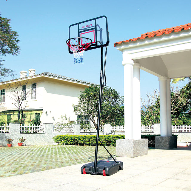 PORTABLE BASKETBALL HOOP main product image, NET PLAYZ, NetPlayz, Sports Equipment Supplier, Sports Training Equipment Supplier, sports equipment manufacturers, United States Of America, USA, Canada, Europe, Africa, soccer ball, sports goods, sports equipment, athletic equipment, soccer equipment, basketball training equipment, Basketball training accessories, Basketball training devices, training equipment, sports equipment manufacturers, athletic equipment manufacturers