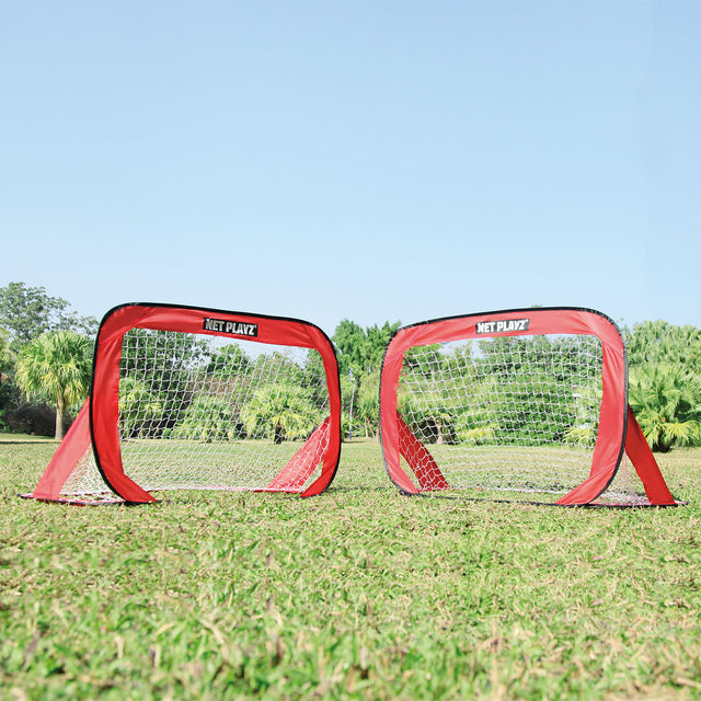 TWIN POP UP SOCCER GOALS | INSTANT PLAYZ