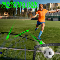 SOCCER GOAL & REBOUNDER SET