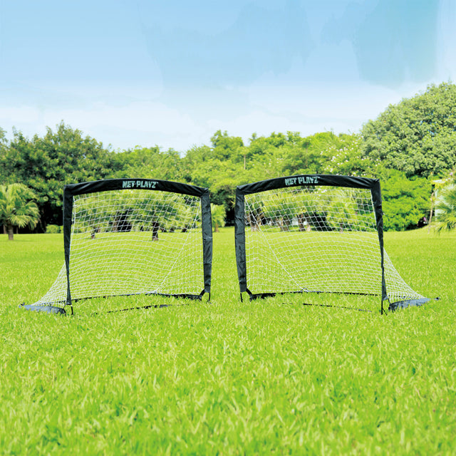 4FT TWIN POP-UP SOCCER GOALS | EASY PLAYZ