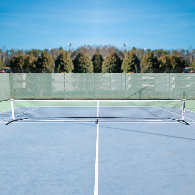 FULL SIZE PICKLEBALL NET | PRO PLAYZ product image, NET PLAYZ, NetPlayz, Sports Equipment Supplier, Sports Training Equipment Supplier, sports equipment manufacturers, USA, Canada, tennis training equipment, tennis training device, tennis training accessories, tennis equipment training, tennis practice equipment, tennis equipment for practice, tennis practice accessories, tennis practise equipment, tennis training aids, padel training equipment, pickleball training equipment